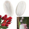 MINFEIDMS Stampo in silicone a forma di tulipano, petali, venature di tulipani, decorazioni per torte, zucchero, cupcake, cioccolato, caramelle, argilla polimerica, pasta di gomma