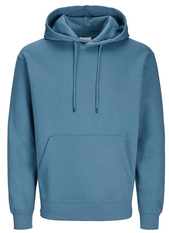 JACK & JONES Men's Jjestar Basic Sweat Hood Noos Sweatshirt, Oceanview, XL