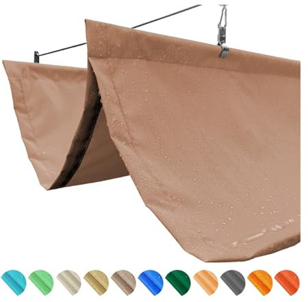 Sonnenschutzsegel, Muster eines Sonnensegels, Muster einziehbarer Wellenstoffe, wasserdichter UV-Sonnenschutz aus regenfestem Polyester, Schatten