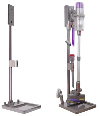 Vacuum Cleaner Stand Compatible with Dyson V7 V8 V10 V11 V15 Holder Floor Stand Accessory Holder Stable Store and Organise Your Vacuum No Drilling