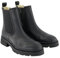 Gabor Damen Chelsea Boots, Frauen Stiefeletten,warm,gefüttert,Stiefel,Bootee,Booties,halbstiefel,Kurzstiefel,schwarz (FU:Natur),38 EU / 5 UK