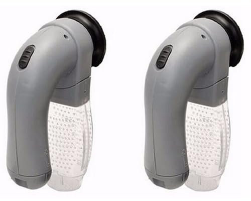 2 dispositivos eléctricos de succión para limpiar el pelo de mascotas