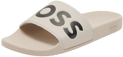 BOSS Aryeh_Slid_npvlg, MEN Slide, Open White,