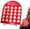 Mkiujhn Weihnachten Adventskalender für Erwachsene 24 Tage Adventskalender Kreative 2D Acryl Tischplatte Ornament für Home Decoration