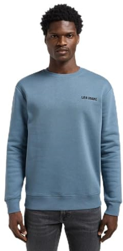 Lee - Sweatshirt Herren - Regular Fit - Regular Core SWS - Vintage Blau