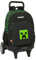 MINECRAFT TNT - Mochila Grande con Ruedas, Compact Evolución, Extraíble, Ideal para Niños de Diferentes Edades, Cómoda y Versátil, Calidad y Resistencia, 33x22x45 cm