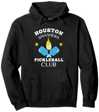 Pickleball Club Smashers Houston, Texas Pullover Hoodie