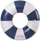 Flamingueo Flotador Gigante, Extra Grande, para Playa y Piscina, Forma Donut, Diseño Bicolor, PVC Resistente, Doble Válvula, 121 x 121 x 32 cm