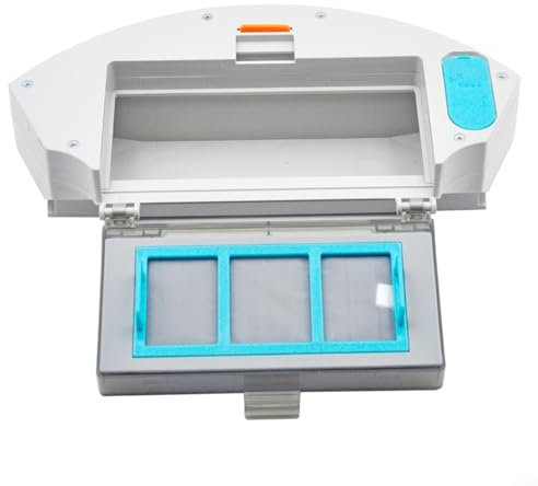 Gettimore 2-en-1 Caja de polvo y tanque de agua para Cecotec para Conga 999/1990/2290/990/1790 Robot Aspirador (Blanco)