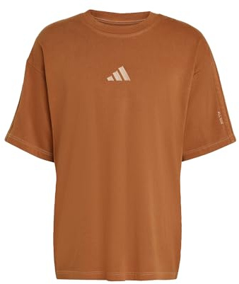 adidas Men's All SZN Washed T-Shirt, Dusky Bronze, XXL