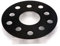 Autos Spurverbreiterungen Für Toyota Universal Series Auto 5 Lugs 2/4 Stück 3/5/810mm Rad Spacer Adapter PCD 5x114,3 CB 60,1mm Anzug Distanzscheiben Set(5mm Black)