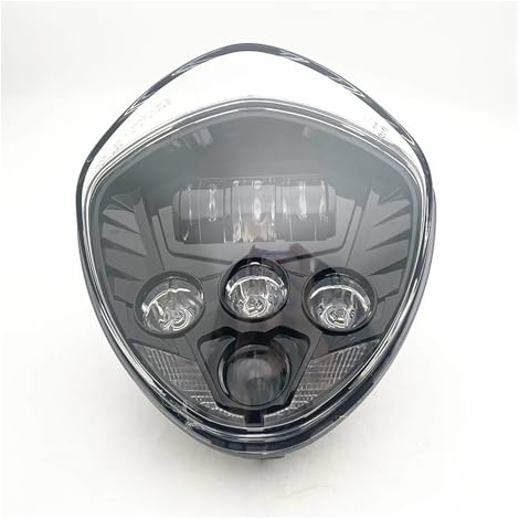 Scheinwerfer für Victory für Cross für Country für Kingpin für Vegas für Victoria Motorrad-Scheinwerferzubehör Chrom Schwarz 60W Motorrad H4 Scheinwerfer Scheinwerfer