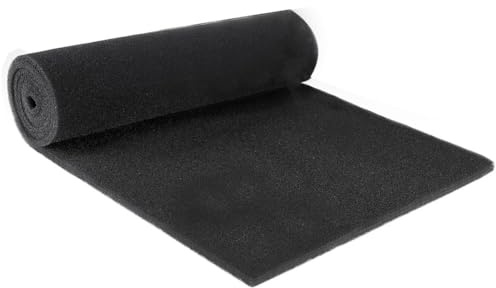NONDK Foam Pad Pre Filter Roll-Extra Large Cuttable Air Conditioner Filters, Carbon Pad Air Purifier Filters-Cut to Fit