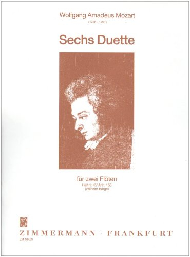 Sechs Duette: Nr. 1-3. Heft 1. KV Anh. 156. 2 Flöten.