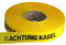 ACHTUNG KABEL Trassen-Warnband/Trassenband/Warnband/Band 250 m x 40 mm, gelb