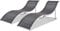 vidaXL 2X Sonnenliege Klappbar Gartenliege Liegestuhl Relaxliege Liege Strandliege Gartenmöbel Freizeitliege Garten Aluminium Textilene