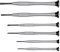 BERNSTEIN Uhrmacher-Mikro-Schraubendreher Satz 6-tlg Schlitz 0,6/1,0/1,5 mm & Kreuzschlitz PH0000 / PH000 / PH00, Uhrmacherwerkzeug Set, Für Uhren, Brillen, Reparatur, Made in Germany