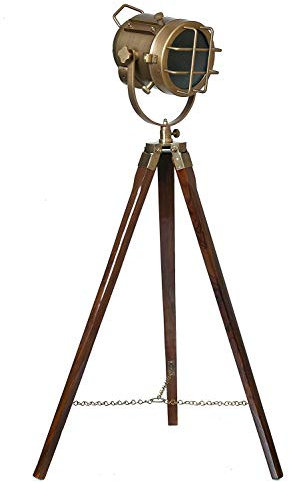 Lampadaire trépied projecteur lampe de lecture pour salon et bureau Décoration cinéma Hauteur réglable 152,4 cm