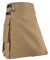 Schöner Kilt Rock Faltenrock Scotland Plaid Pockets Solid Casual Leinen Scottish Style Herrenrock M Khaki
