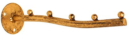 XIAOXIAO kleiderständer Nordischer Stil An Der Wand Montiert Kleiderstange Zum Aufhängen Kleiderständer Kleideraufbewahrungs-Display-Schiene Für Laden, Wohnen, Kleiderschrank(Color:Bronze)