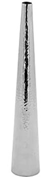 Fink - Vase, Blumenvase - Cuba - Edelstahl - Farbe: Silber - (ØxH) 6 x 36 cm