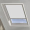 Lospitch Dachfenster Verdunkelungsrollo Grau Thermo-Rollo, 100% Verdunkelung, Silberne Seitenschienen, kompatibel mit Fenster Systeme Dachfenster GGL, GPU, GTU, GXU, GHU(61.3x94cm, M06)