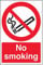 Cartello di sicurezza divieto di fumare con scritta No Smoking, 100 x 150 mm