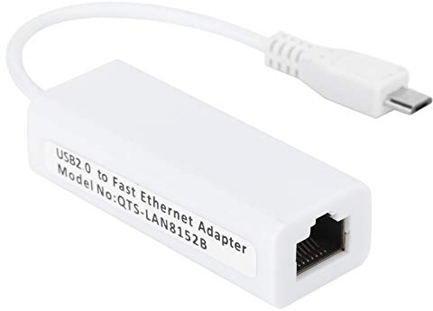 Septpenta NIC Adapter, Unterstützt Halbduplex/Vollduplex 10/100 MBit/S, Vollduplex Verkehrskontrolle IEEE 802.3X, USB auf RJ45 für Raspberry PI Zero 1.3/W Motherboard