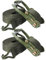 2 Sets Ratschen-Spanngurte 5 cm x 6 m, Gurte für Materialtransport, robuster Zurrgurt, Sicherungsgurte mit Griff und Metall-J-Haken, 5 Tonnen Bruchfestigkeit für LKW, Auto, Motorrad - Grün