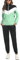 Marvmys Tuta Donna Sportiva Elegante Completa Tute Maniche Lunghe Colore Contrasto Autunno Invernale Sportivi Abbigliamento Jogging Yoga Training Fitness verde M