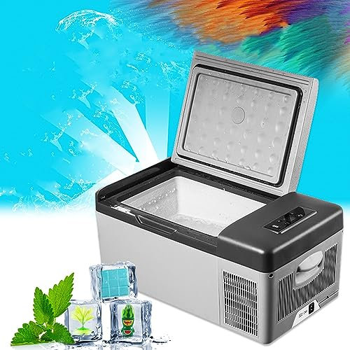 15L Car Refrigerator Car Refrigeration Compressor Car Home Dual-Use 12V/24V/220V Small Mini Car Freezer