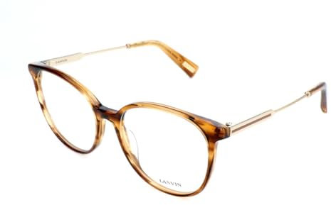 Brillen Lanvin VLN777 0C00 SHINY STREAKED BROWN 52/18/ WOMAN