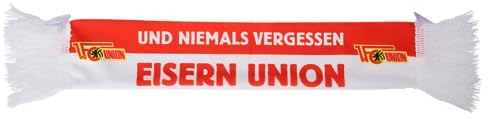 1. FC UNION Berlin Autoschal Schal UND NIEMALS VERGESSEN - EISERN UNION