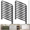 FWEEK 20 Piezas Tiradores, Tiradores para Puertas de Armario, 128 mm, Tiradores para Muebles Negros, Tiradores para Cocina, Tiradores para Armarios, Tiradores de aleación de Aluminio, Tiradores para