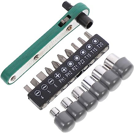 Homoyoyo Ratschenset Mit Austauschbaren Armen Reparaturwerkzeug Für Fahrzeuge Lkws Und Motorräder Aus Sicherem Und Langlebigem Stahl