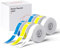 NIIMBOT Etiketten Selbstklebend, 12.5 x 109mm Thermo Etikettenband, Kompatibel mit D110 D11 D101 Etikettendrucker, 6 Rollen