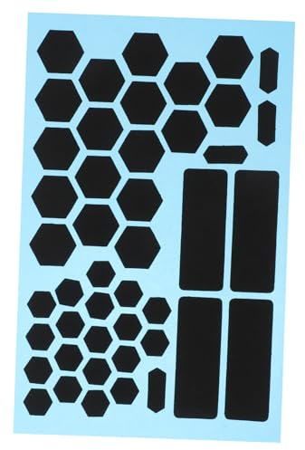Uonlytech 1 Blatt Anti-Schweiß-Aufkleber für die Schaumstoffaufkleber universeller Anti-Rutsch-Aufkleber Handy Sticker Handy Aufkleber Handy-Zubehör Tastaturen Griptape für Griffe Mini