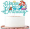 Mermaids Cake Toppers for Girls Birthday Decorations - Mermaid Cartoon Themed Party Toppers