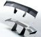 SVOCK 2 Stück Universal Auto Mini Spoiler Wing, Mini Spoiler Auto Zum Kleben, Mini Heckspoiler 17cm, Universal Auto Heckflügel-Dekoration, Fahrzeugstabilität Auto Tuning Spoiler