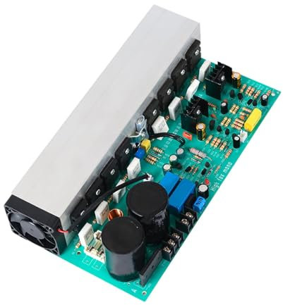 AsrMyjcx Scheda Amplificatore Scheda Amplificatore 800 W con Controllo Della Temperatura 2SA1943/2SC5200 Modulo Amplificatore di Potenza a Canale Singolo per a, Condensatore sinistro