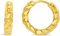 ARS-ARGENTI Creolen Ohrringe Damen Mädchen Sterling Silber 925 Gold 18K - hypoallergen (Dezente Creolen - Ideal für den Alltag! EVERLY Sterling Silber 18K vergoldet 13x3mm)