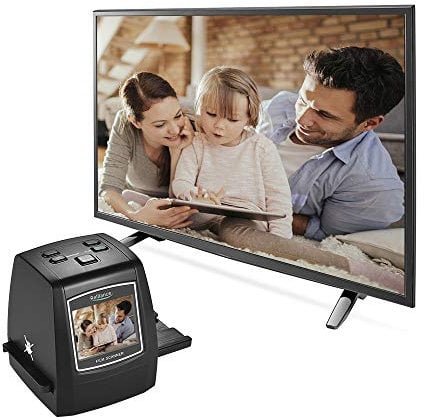 35 mm Filmscanner mit 2,4 TFT Farb LCD Display, Digitalem Negativfilm und Digitalisierer, Konvertierung von 35 mm Film und Dia in Digitales JPEG