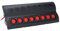 Panel de Interruptores para Barcos, Panel de Interruptores Eléctricos Marinos de 8 Bandas con Protectores de Sobrecarga, Panel de Interruptores de Precableado para Luces LED,