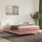 qohoio Bettgestell Bed Frame Bettrahmen Betten Bettgestelle Bedframe Rosa 140x200 cm Samt - 3120777