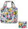 kate spade new york Reusable Produce Bags, Shopping Tote with Zipper Storage Pouch, Lightweight Foldable Grocery Bag, Paint by Numbers, Paint By Numbers