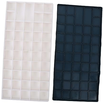 Operitacx Watercolor Palette Box Compartment Soft Cover Portable Water Paints Storage