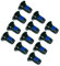 12pcs Lower Bottom Base Cover Case Screws, T5 M2XL3.5 Compatible with Razer Blade 15,Razer Blade 14,Razer Blade Pro 17 RZ09-0423 RZ09-0406 RZ09-0368/18 Laptop Bottom Base Cover Torx Screws(Black)