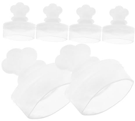 OUNONA 6pcs Hot Water Bottle Lids Replacement Sealing Stoppers Cap for Warm Water Bag Leakproof Use