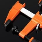 NAMYEUT Set di 5 morsetti a F, morsetti a F per lavorazione del legno, morsetti lunghi per legno a presa rapida, morsetti professionali a sgancio rapido per falegnami, falegnami, hobbisti