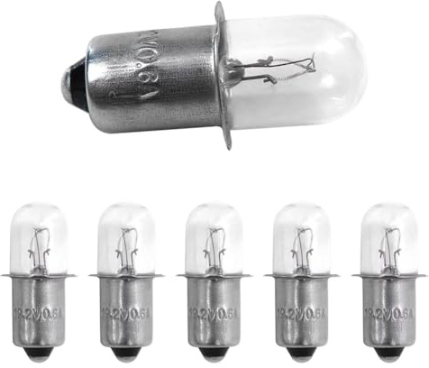 Kleagary 100PCS New Replacement Bulbs for 18 Volt DW908 / DW919 Cordless Flashlights DC509 36 Volt Floodlight 19.2V